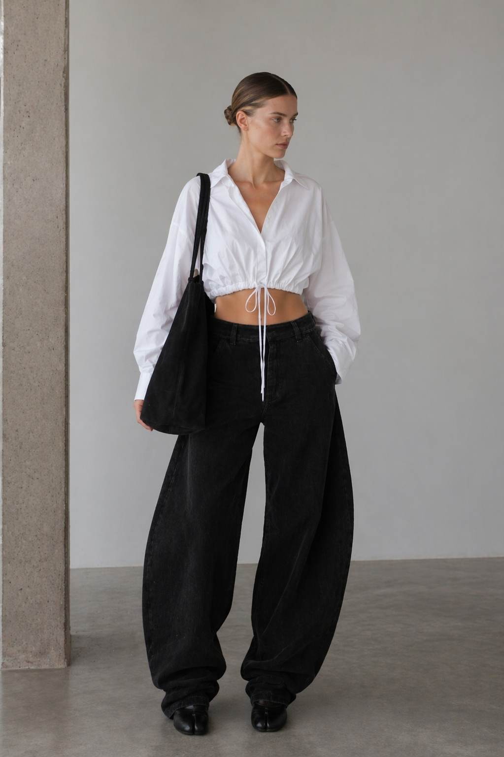 Pantalón Barrel en Pana